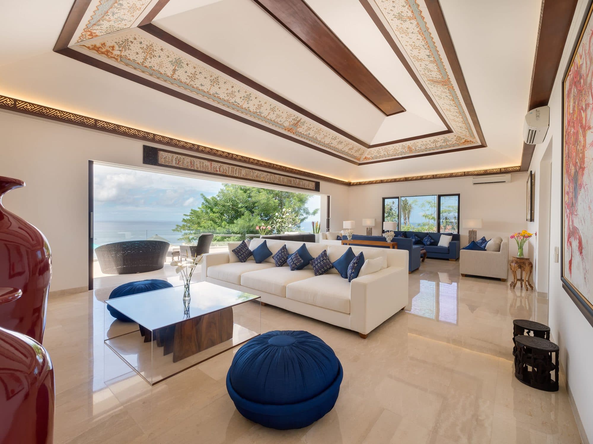 The Pala — a living room with ocean views · Bali, Indonesia