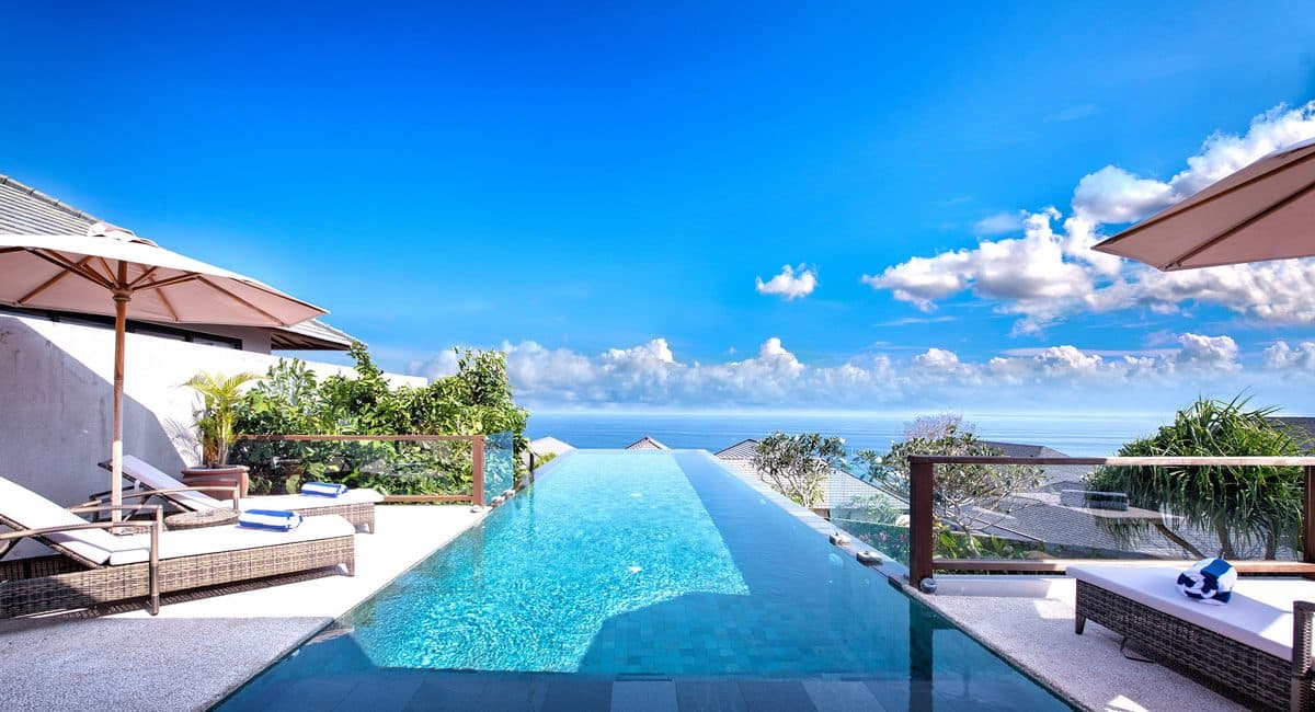 Villa Saujana, a cliff front wedding venue in Pandawa, Indonesia