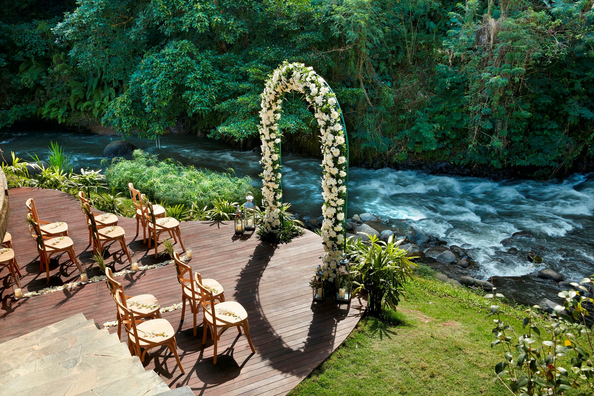 Mandapa, a Ritz-Carlton Reserve — riverside wedding venue in Ubud, Indonesia · photo 3 of 12