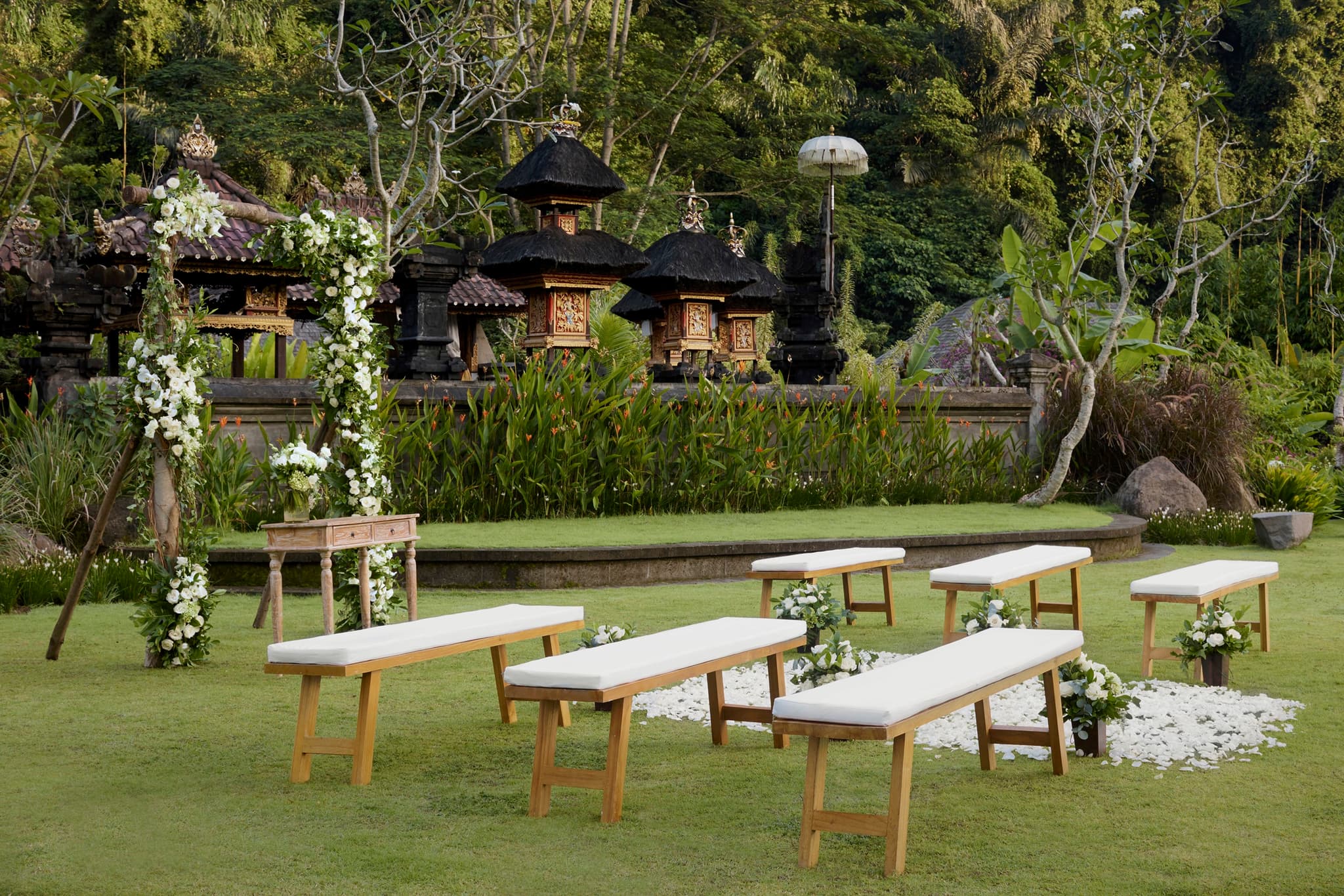 Mandapa, a Ritz-Carlton Reserve — riverside wedding venue in Ubud, Indonesia · photo 10 of 12
