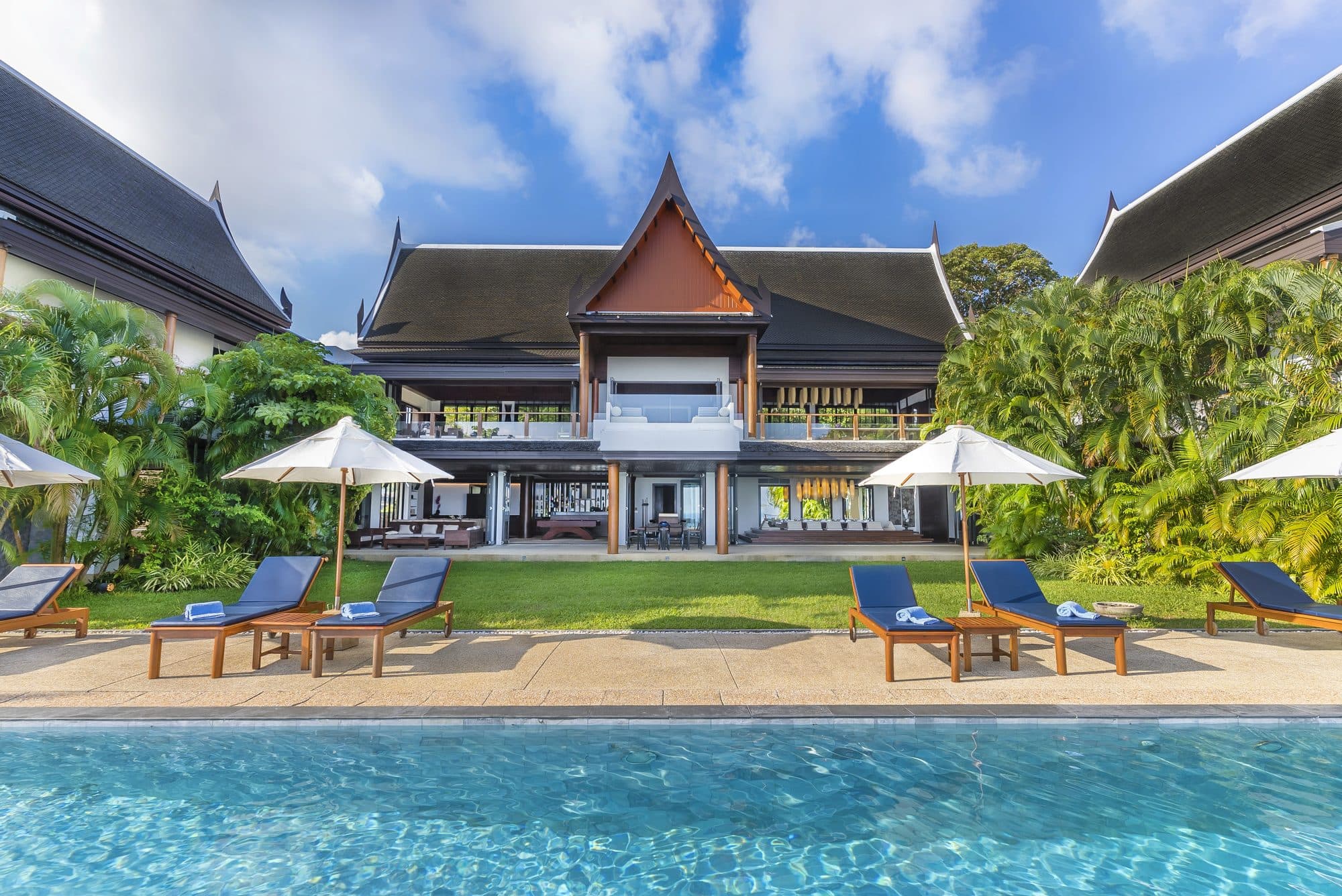 Villa Aye — the Thai-style pavilion across the pool · Phuket, Thailand