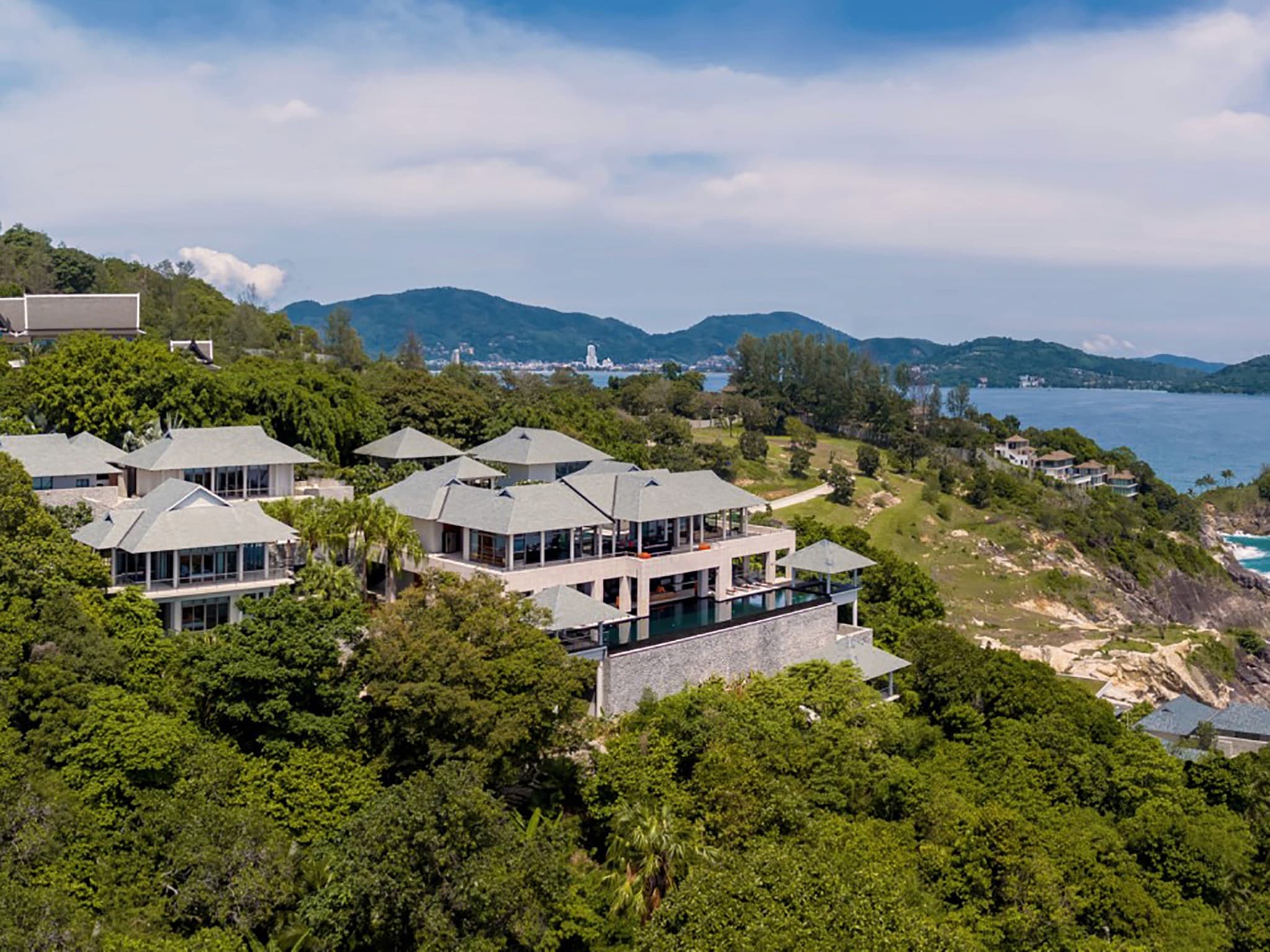 Baan Paa Talee Estate, a cliff front wedding venue in Kamala, Thailand